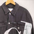 カルバンクラインジーンズ Calvin Klein Jeans Extreme Oversized ロゴプリント ブラックデニムジャケット メンズ